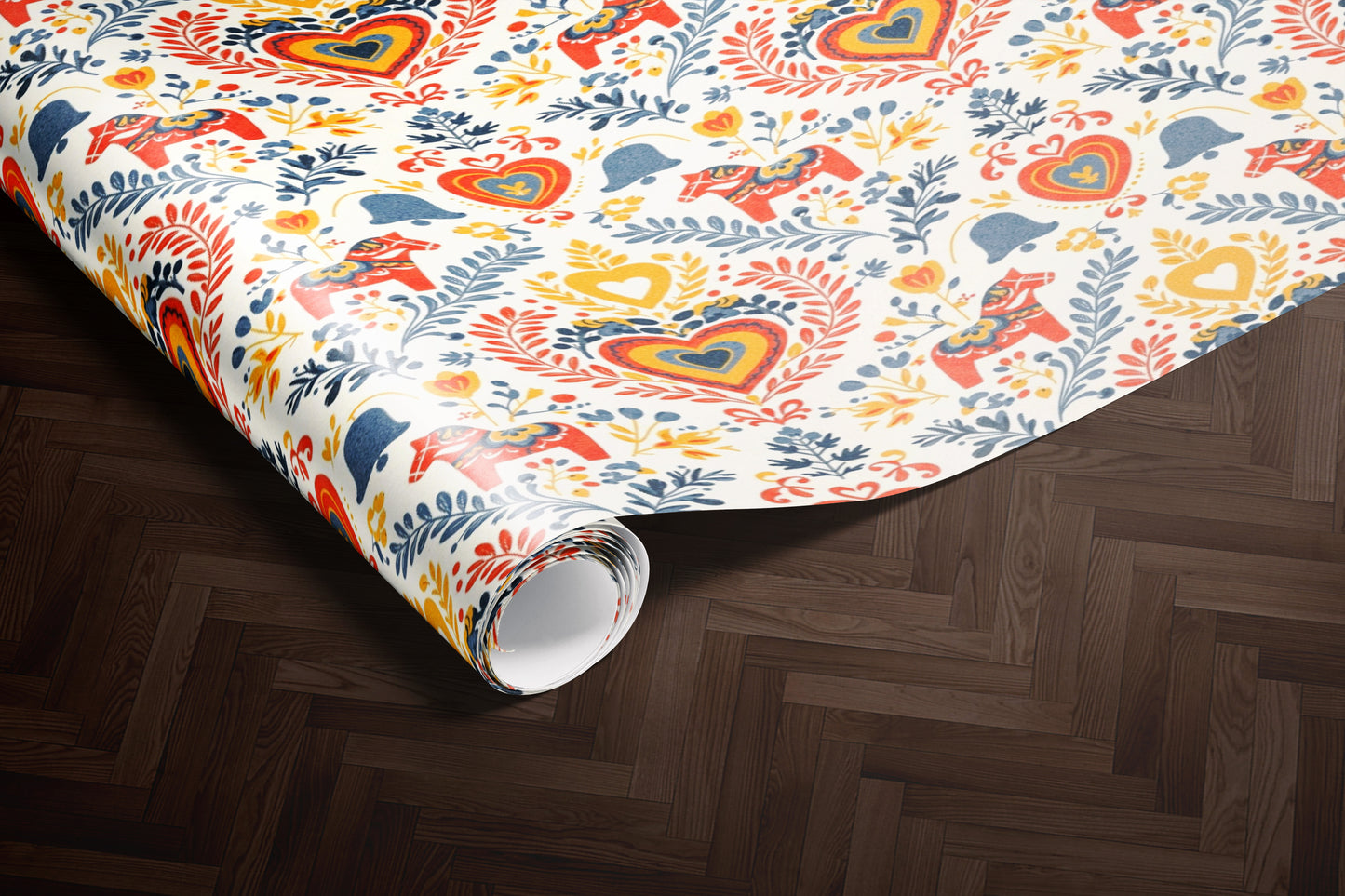 Dala Horse Wrapping Paper