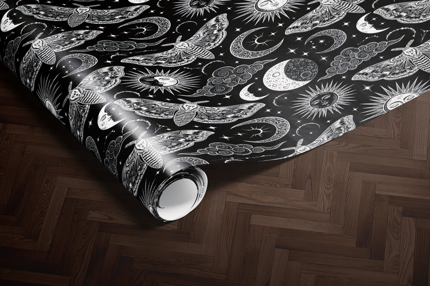Lunar Moth Wrapping Paper