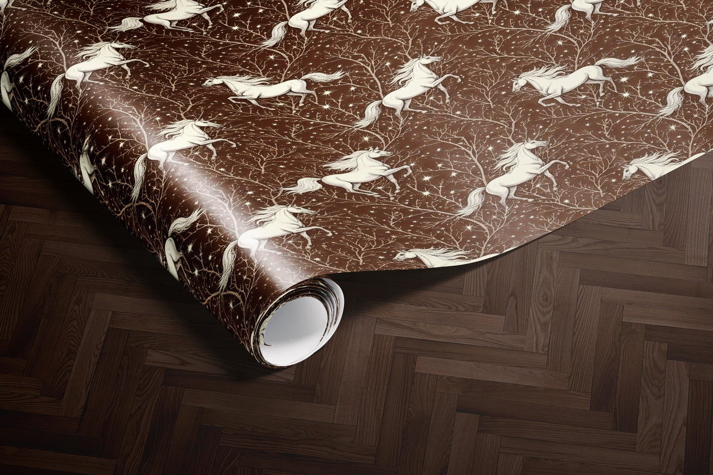 Brown Horses Wrapping Paper
