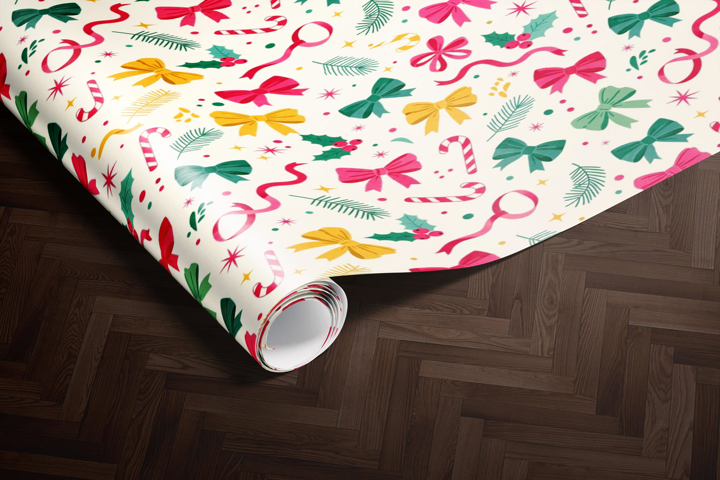 Colorful Holiday Wrapping Paper