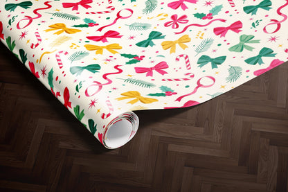 Colorful Holiday Wrapping Paper