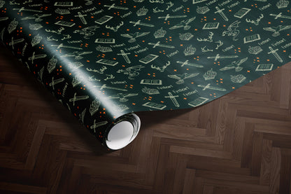 Fireheart Throne of Glass Wrapping Paper - MagicMerchEmporium