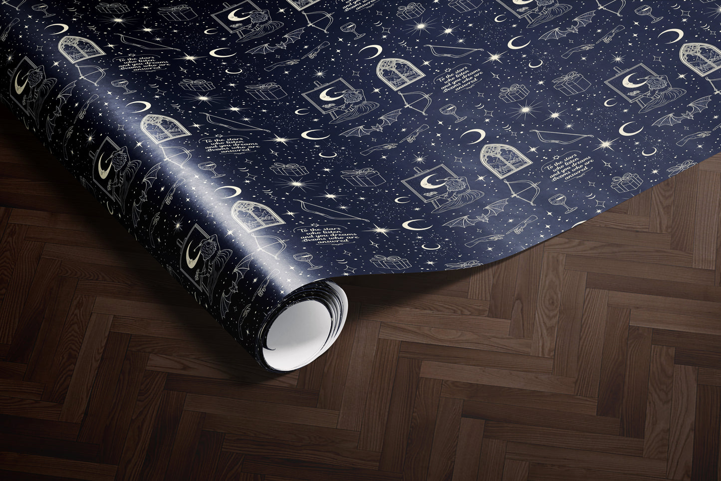 To the Stars Who Listen Wrapping Paper - MagicMerchEmporium