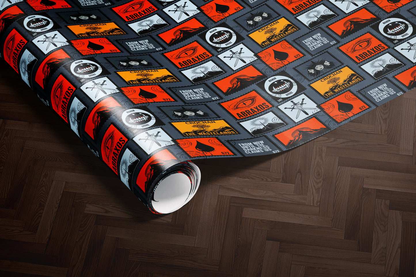 The Wastelands and Abraxos Wrapping Paper - MagicMerchEmporium
