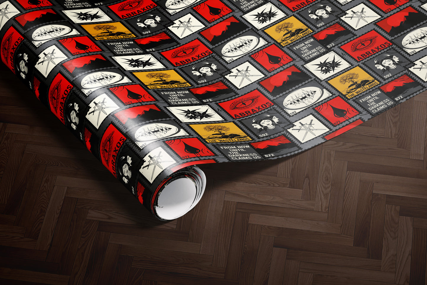 Throne of Glass Abraxos Wrapping Paper - MagicMerchEmporium