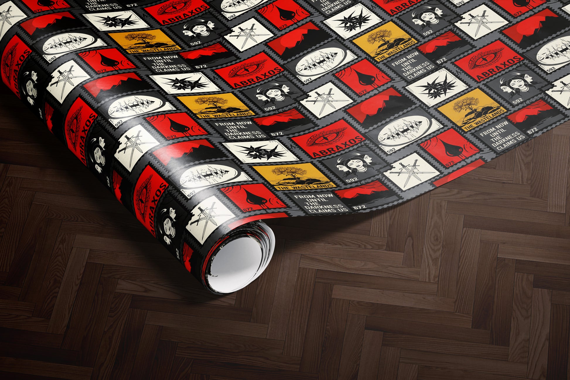 Throne of Glass Abraxos Wrapping Paper - MagicMerchEmporium