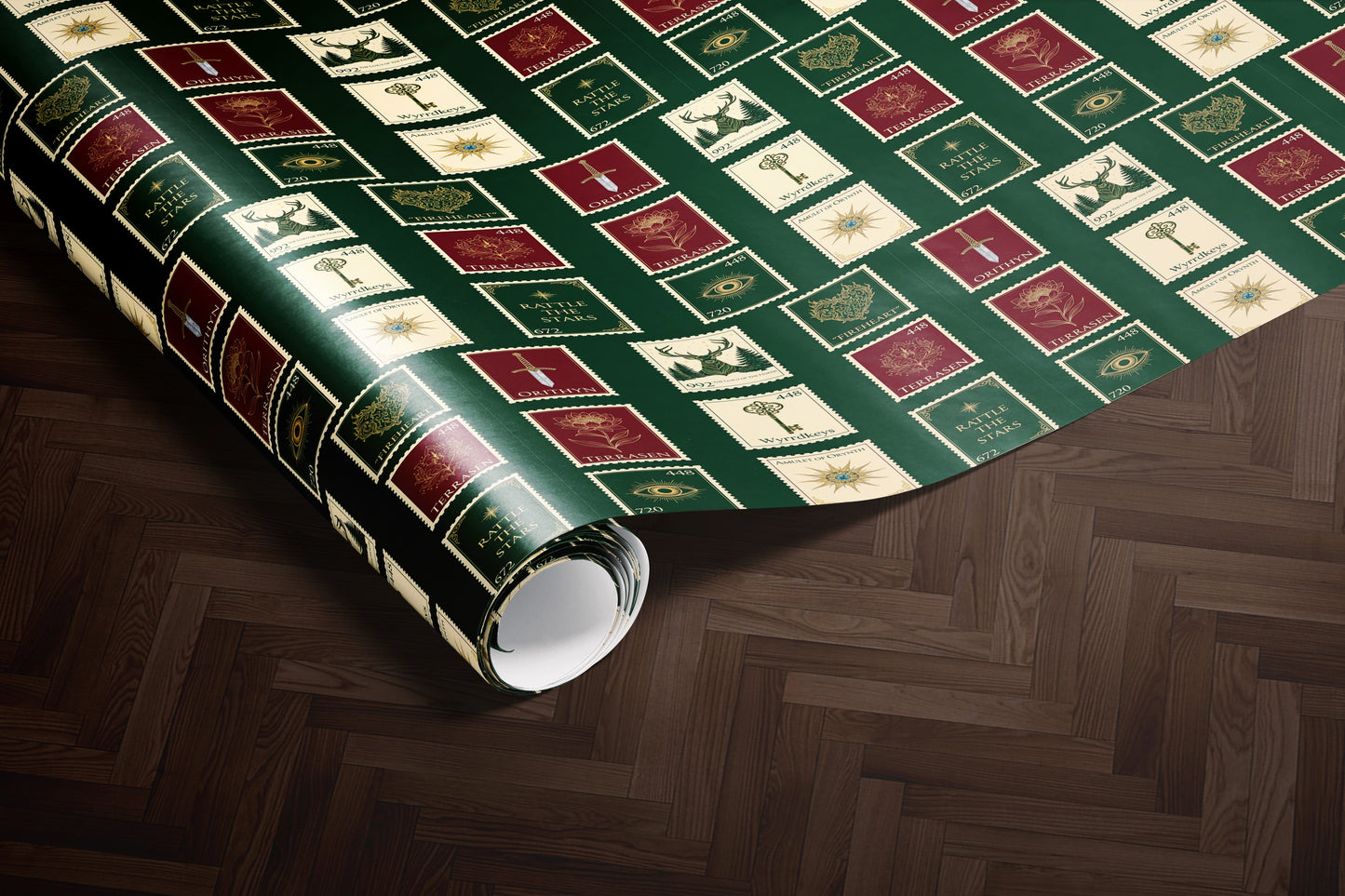 Terrasen holiday gift Wrapping Paper - MagicMerchEmporium