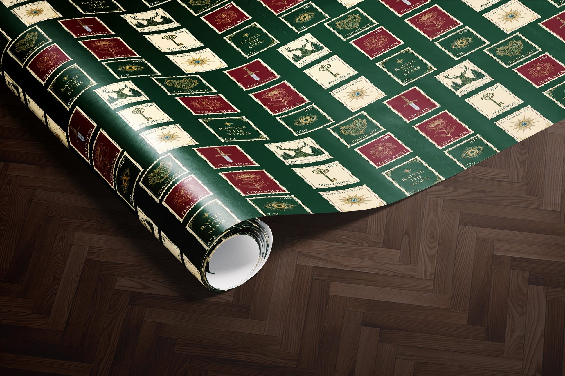 Terrasen holiday gift Wrapping Paper - MagicMerchEmporium