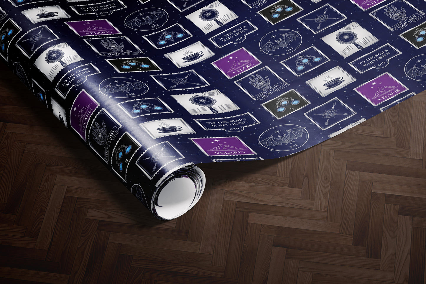 Luxury ACOTAR Velaris Wrapping Paper - MagicMerchEmporium
