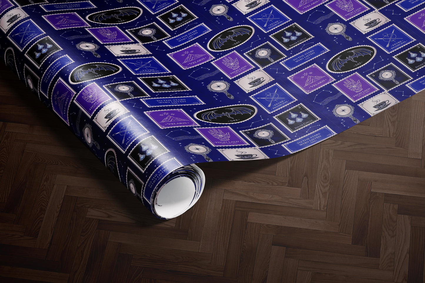 Velaris Stamp Wrapping Paper - MagicMerchEmporium