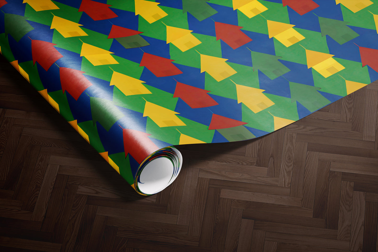 Wizard Houses Pattern Wrapping Paper