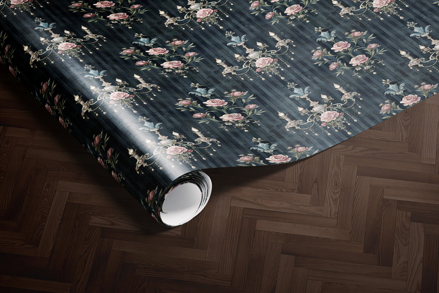 Regal Chandelier Pattern Wrapping Paper