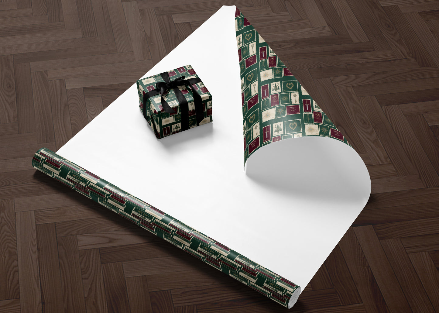 TOG retro postage Wrapping Paper - MagicMerchEmporium