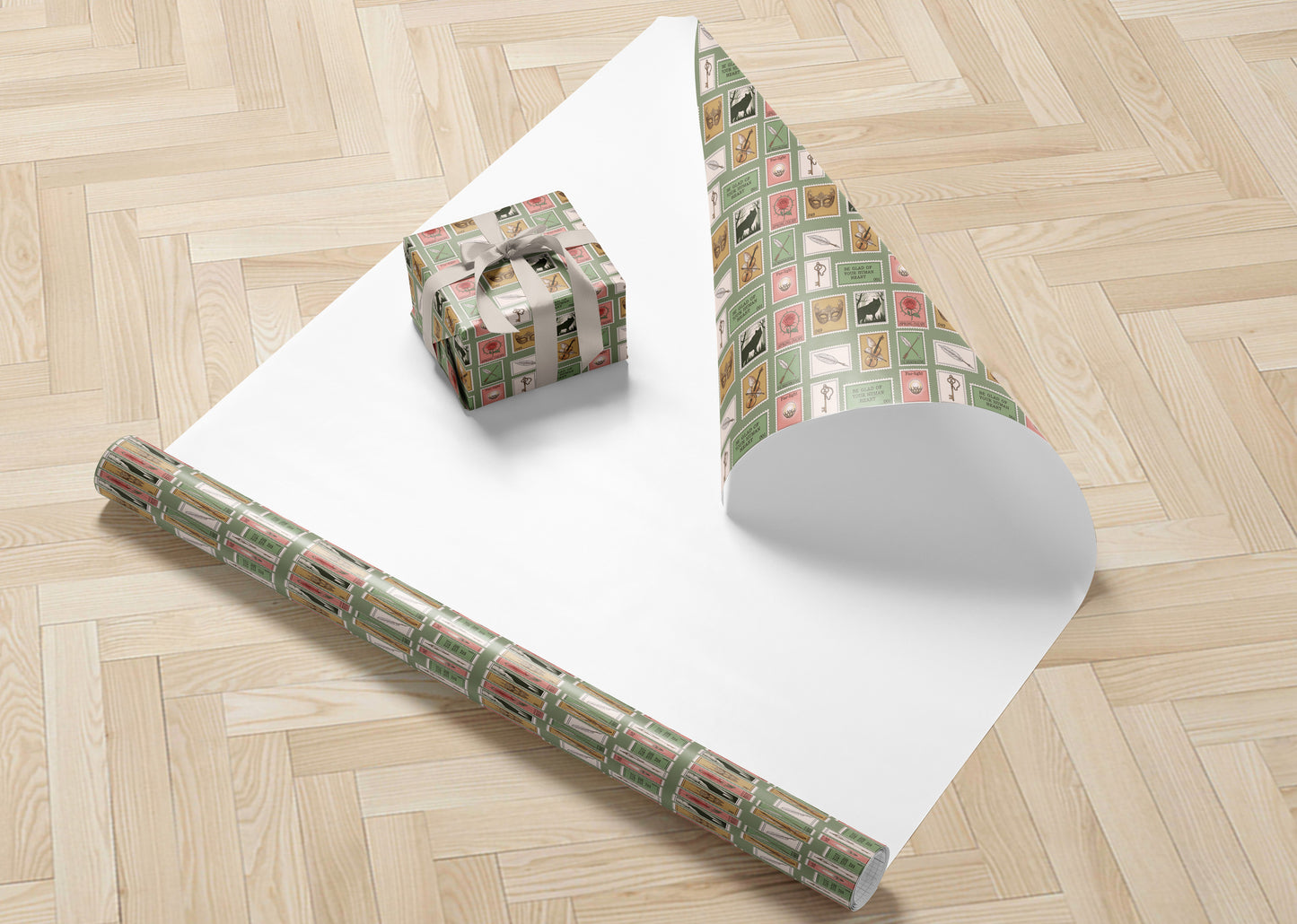 Spring Court romantasy Wrapping Paper - MagicMerchEmporium