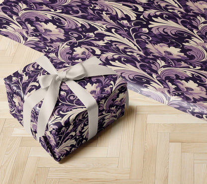 Art Nouveau Floral Wrapping Paper