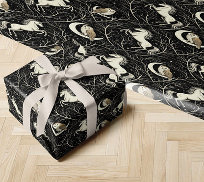 Mystical Unicorn Night Wrapping Paper
