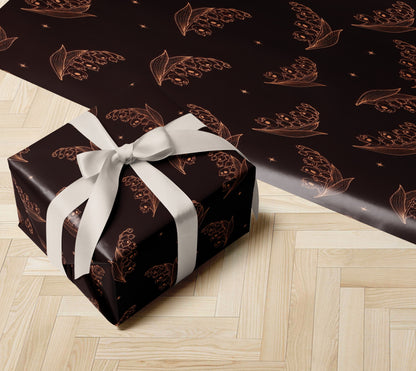 Gothic Lily of the Valley Wrapping Paper