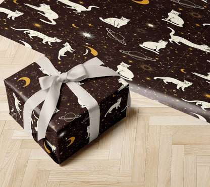 Cat Constellations Wrapping Paper