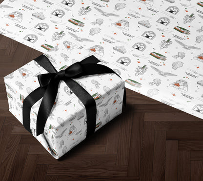 Light To Whatever End Wrapping Paper - MagicMerchEmporium