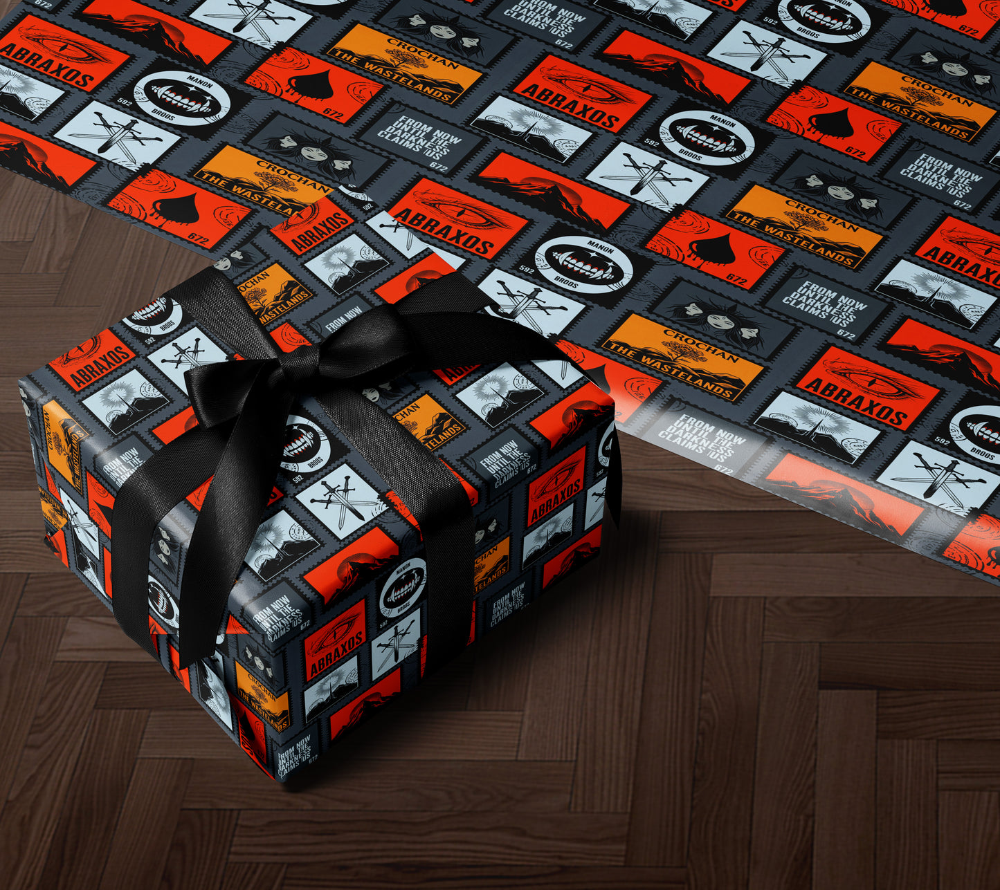 The Wastelands and Abraxos Wrapping Paper - MagicMerchEmporium