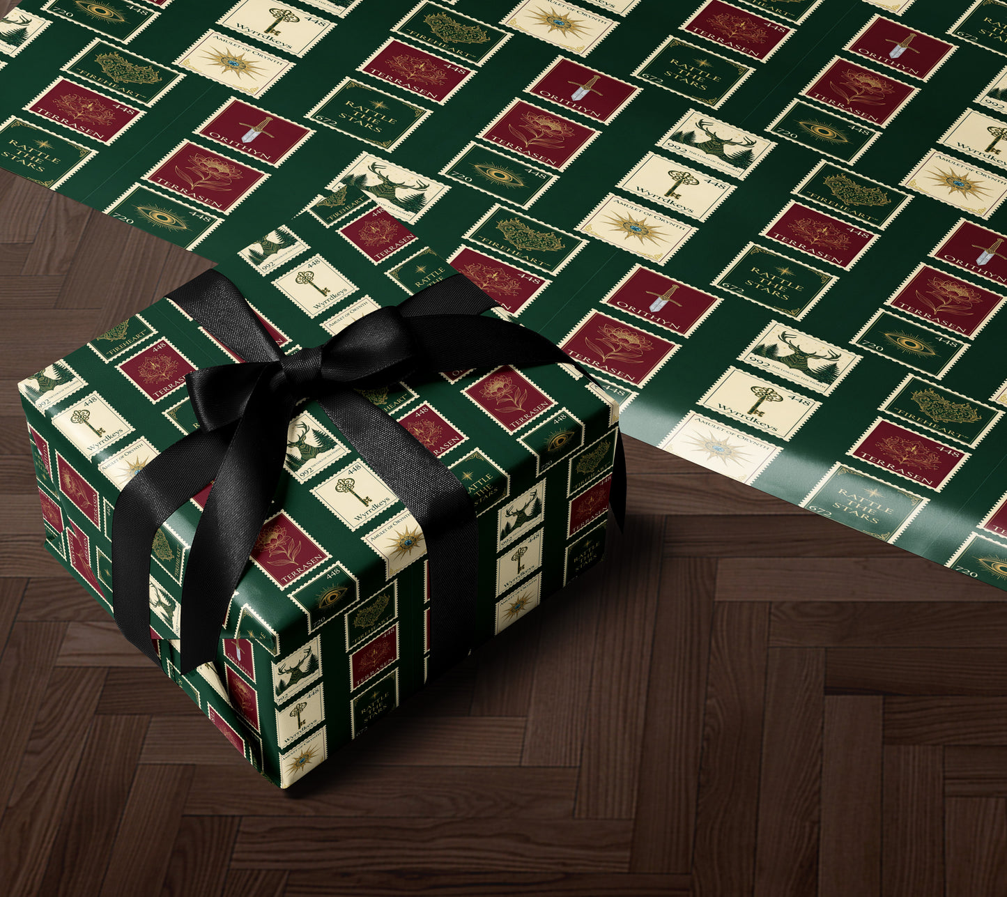 Terrasen holiday gift Wrapping Paper - MagicMerchEmporium
