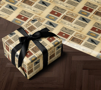 Throne of Glass Assassin’s Guild Wrapping Paper - MagicMerchEmporium