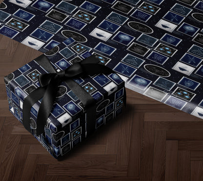 To the Stars Who Listen Stamps Wrapping Paper - MagicMerchEmporium