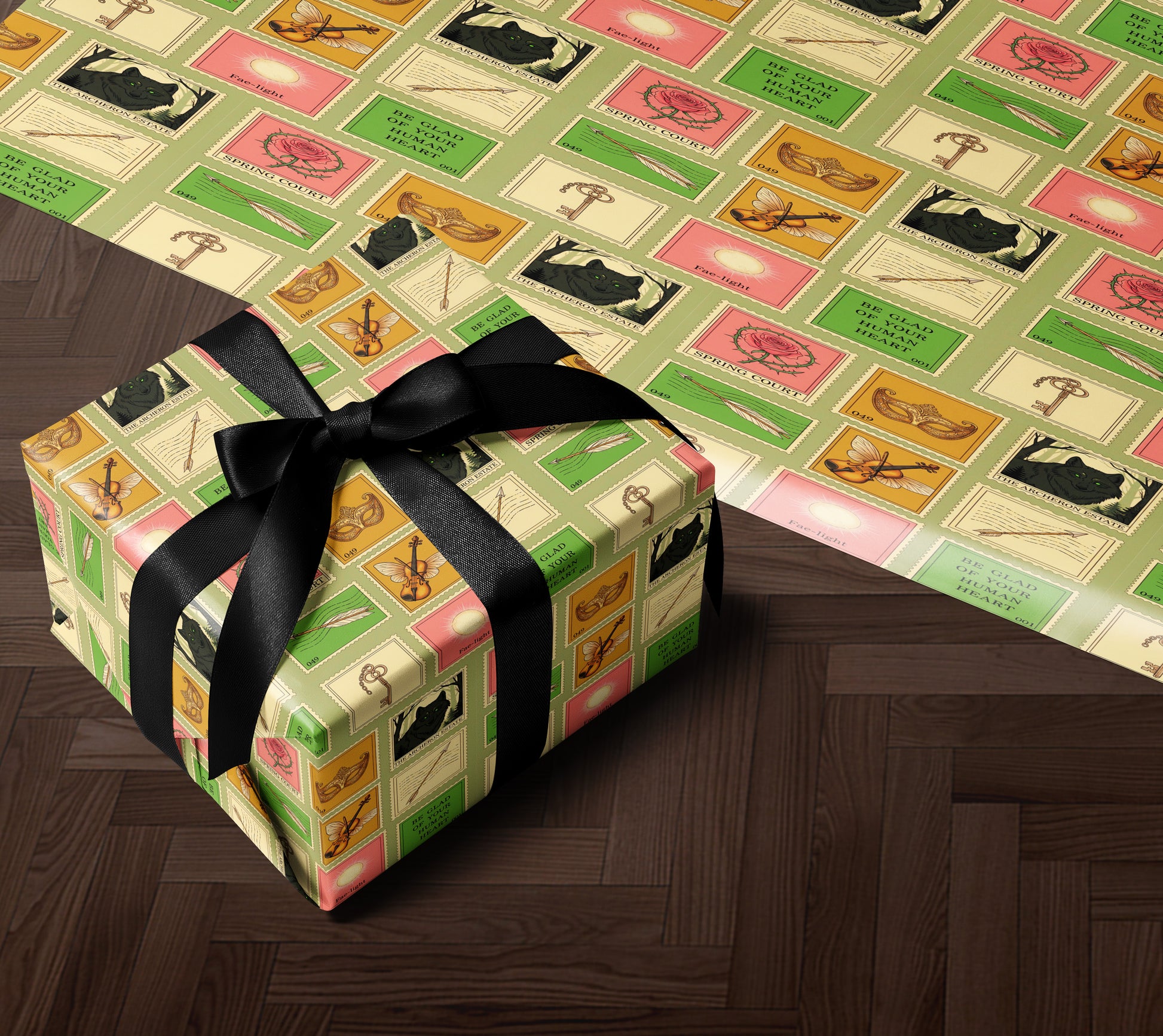 A Court of Thorns and Roses Gift Wrap - MagicMerchEmporium