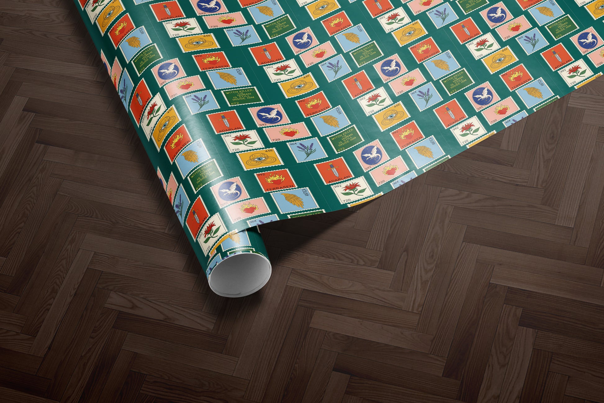 Terrasen & Adarlan Wrapping Paper - MagicMerchEmporium