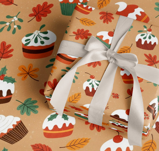 Festive Bakery Wrapping Paper