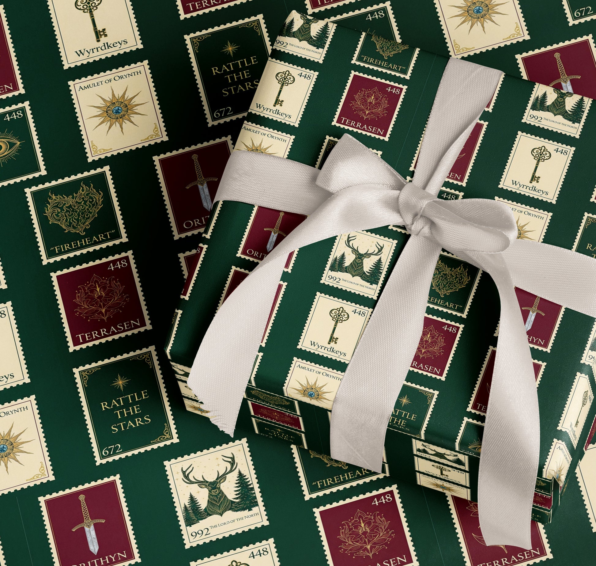 Terrasen holiday gift Wrapping Paper - MagicMerchEmporium