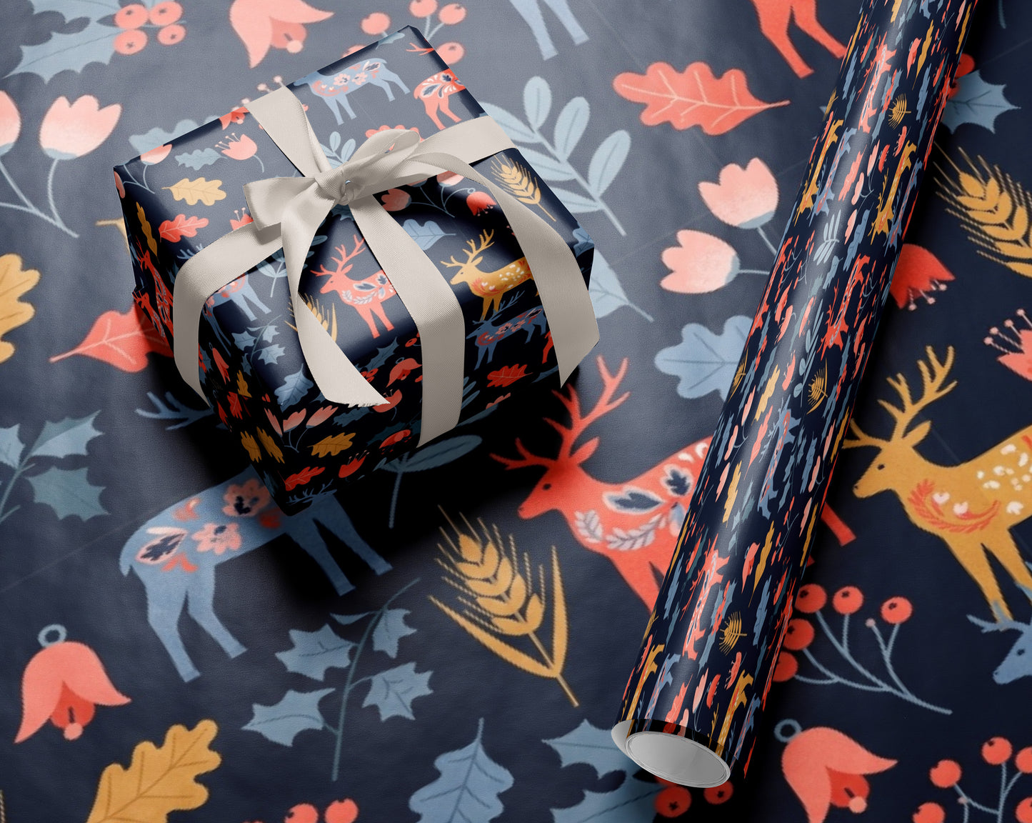 Reindeer Christmas Gift Wrap