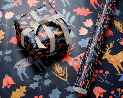 Reindeer Christmas Gift Wrap