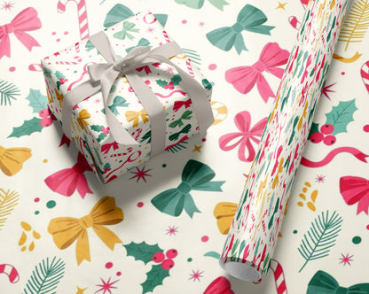 Colorful Holiday Wrapping Paper