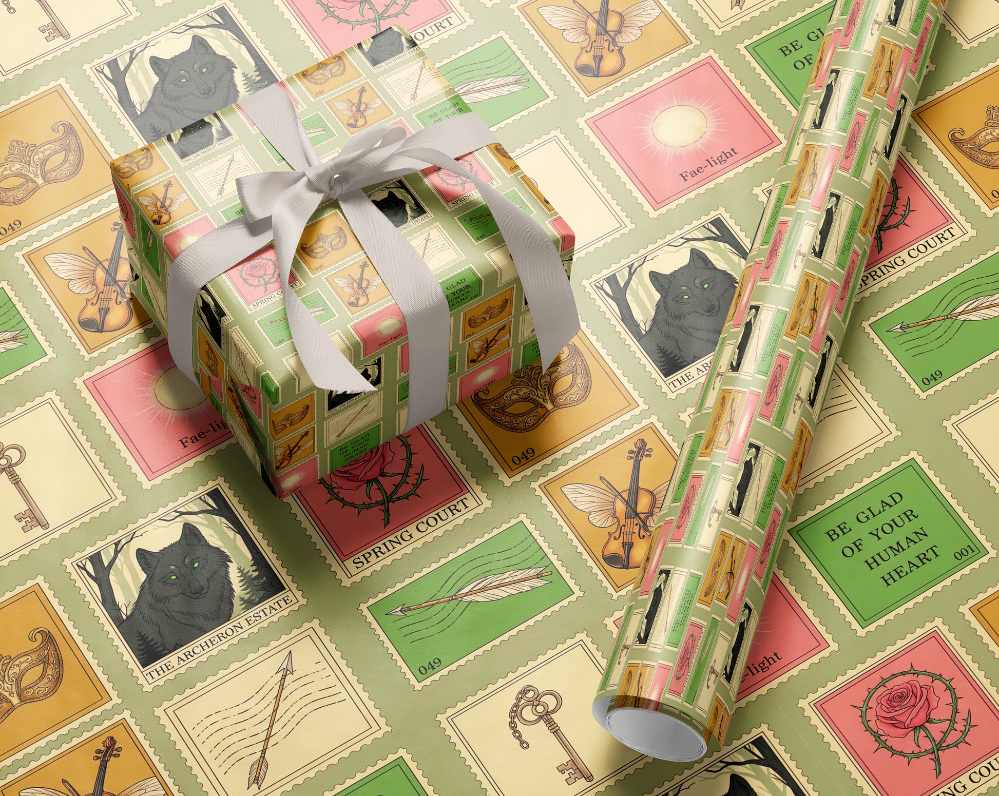 A Court of Thorns and Roses Gift Wrap - MagicMerchEmporium