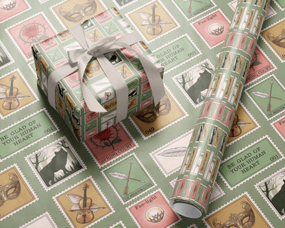 Spring Court romantasy Wrapping Paper - MagicMerchEmporium