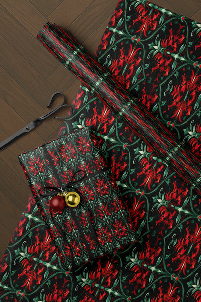 Baroque Christmas Wrapping Paper
