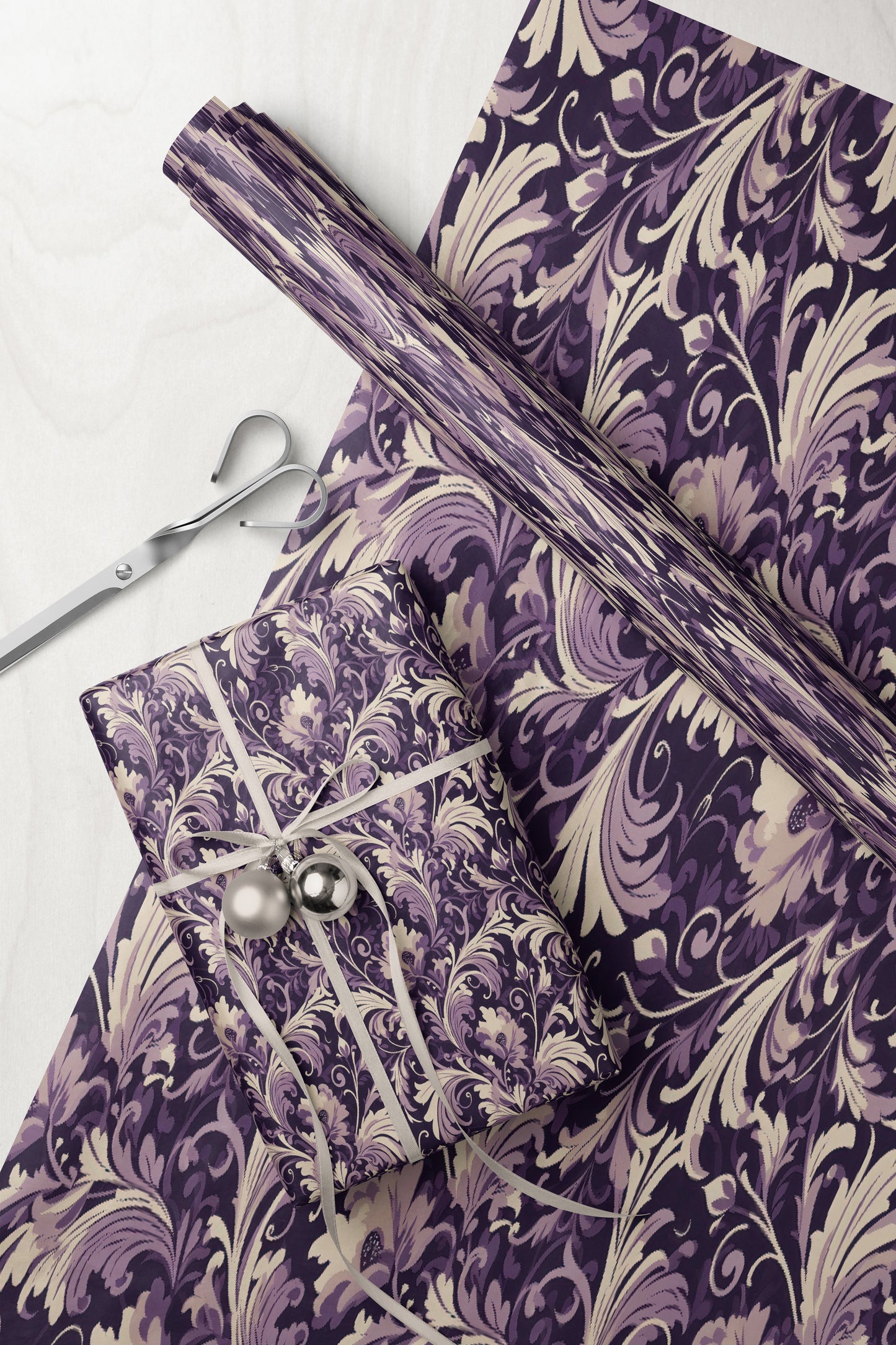 Art Nouveau Floral Wrapping Paper