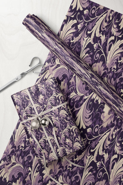 Art Nouveau Floral Wrapping Paper