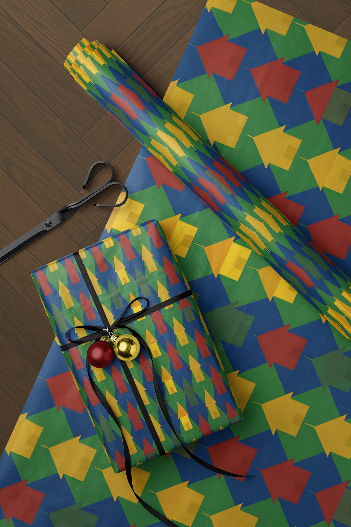 Wizard Houses Pattern Wrapping Paper