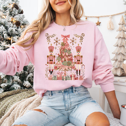 Nutcracker Ballet Pink Christmas Sweatshirt 🎄💖