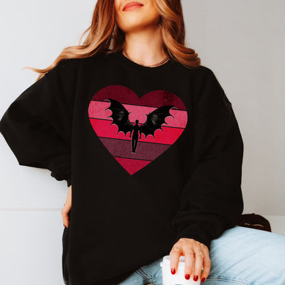 🦇 Bat Boys Valentine's Day Sweatshirt 💖