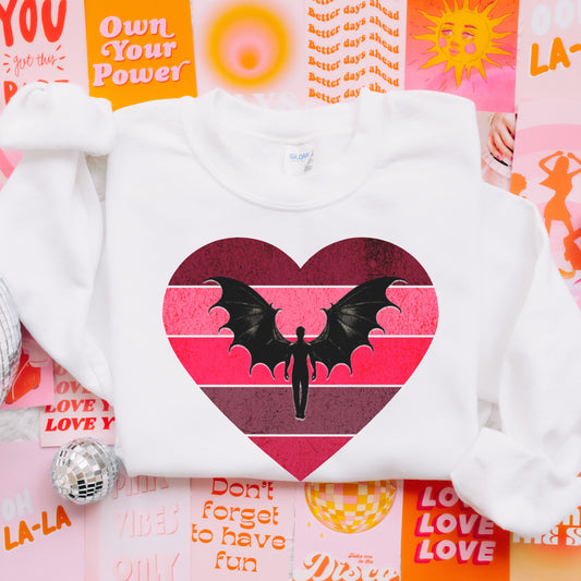 🦇 Bat Boys Valentine's Day Sweatshirt 💖