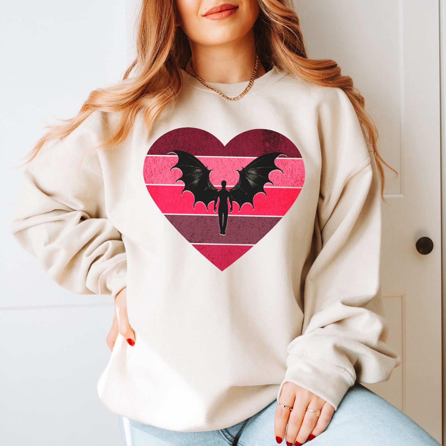 🦇 Bat Boys Valentine's Day Sweatshirt 💖