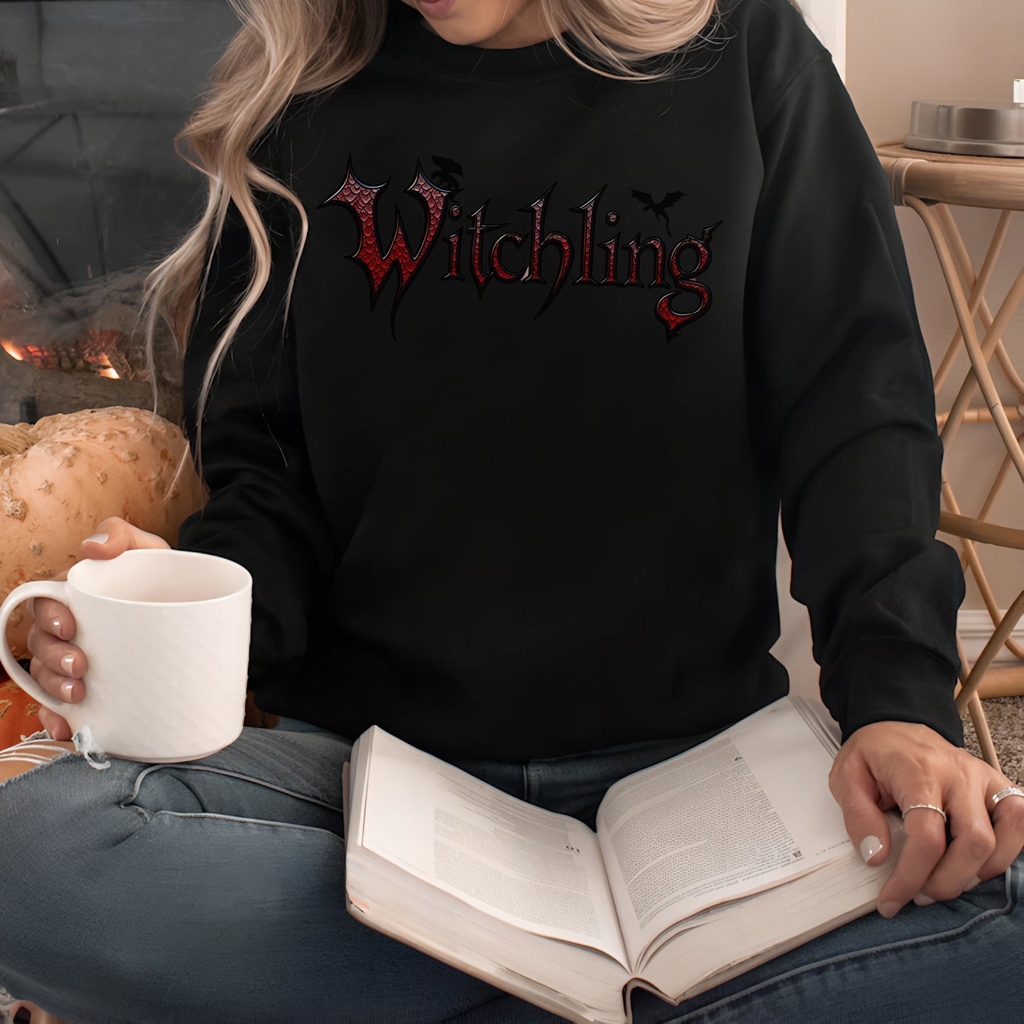 🧙‍♀️ Witchling Graphic Sweatshirt | Throne of Glass-Inspired