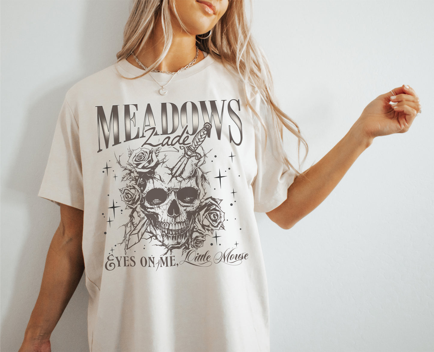 Zade Meadows Skull & Roses Tee