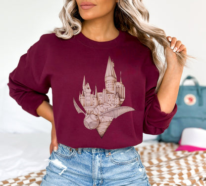 🧙‍♂️ Magical World Wizard Castle Sweatshirt 🏰✨