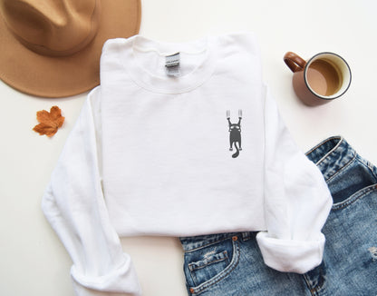 🐾 EMBROIDERED Cat Lover Sweatshirt