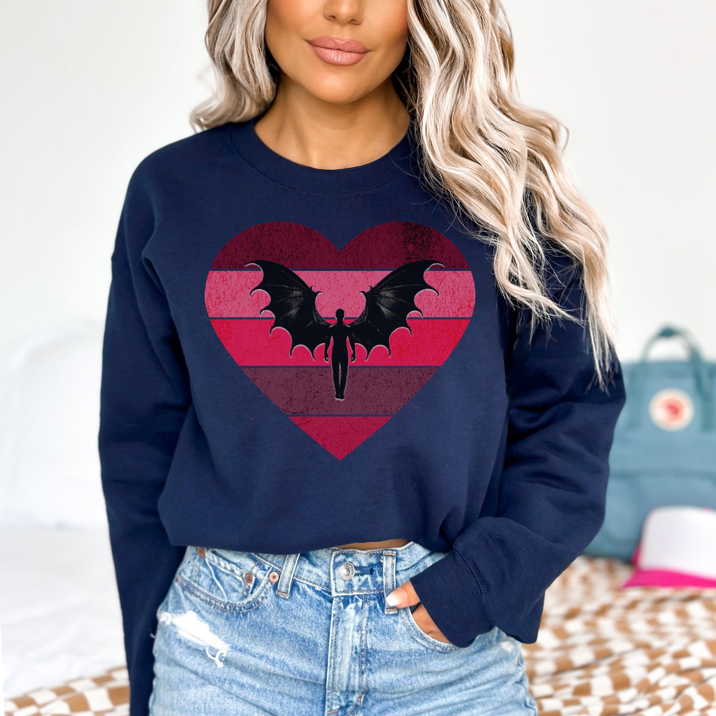 🦇 Bat Boys Valentine's Day Sweatshirt 💖