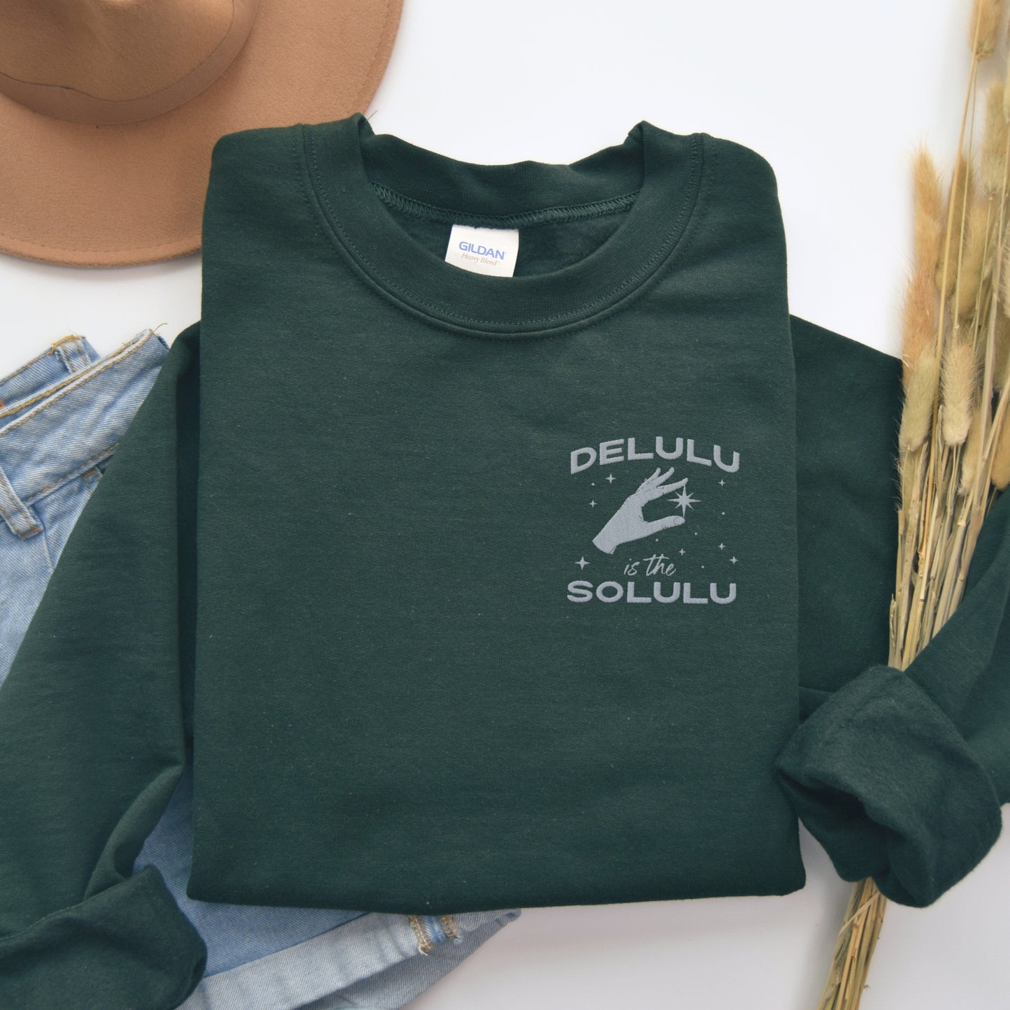 Delulu is the Solulu Graphic Sweatshirt 🌟